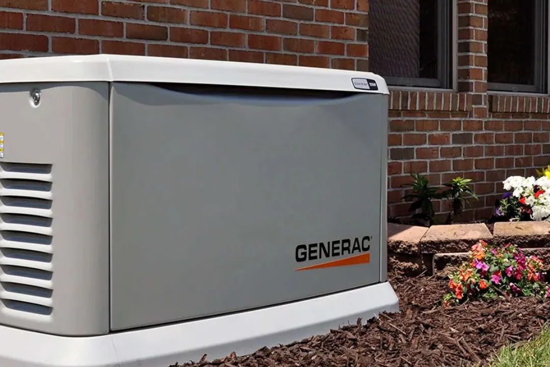 Standby generator installed at a facility